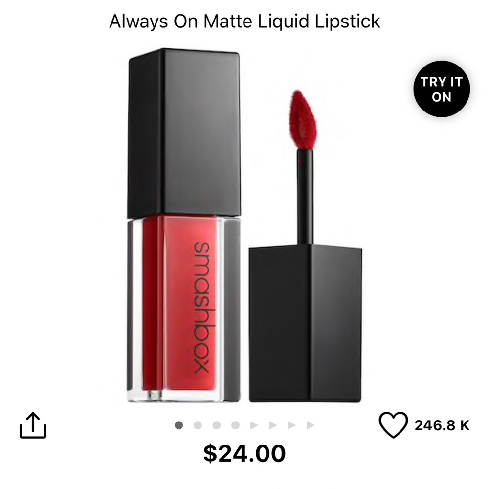 Smashbox liquid matte lipstick